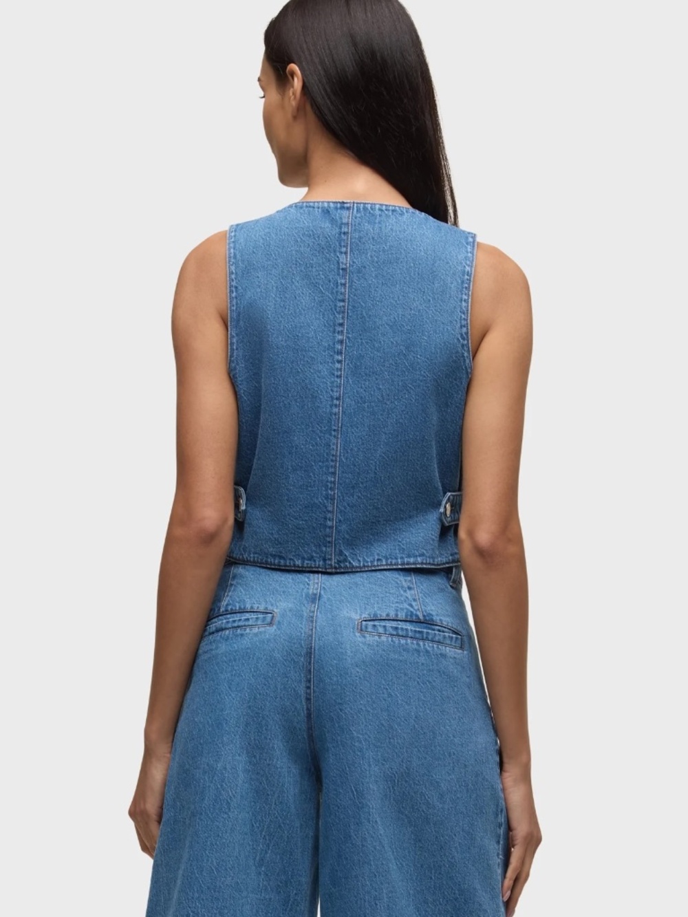 Jean Hudson Buckle Vest - NWT Size Medium - Picture 3 of 3